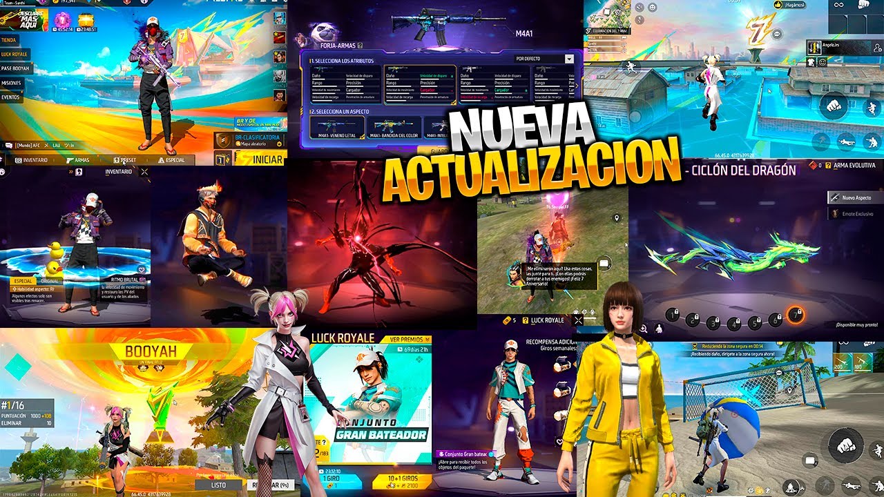La NUEVA ACTUALIZACION de free fire y sus 20 NOVEDADES - YouTube