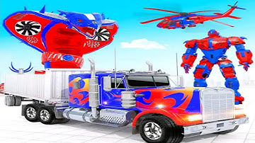 Red Optimus Prime Truck Transform Anaconda Crocodile Games 2022 Part2 - Android iOS Gameplay