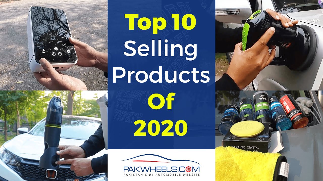 Top 10 Selling Products Of 2020 on PakWheels Auto Store YouTube