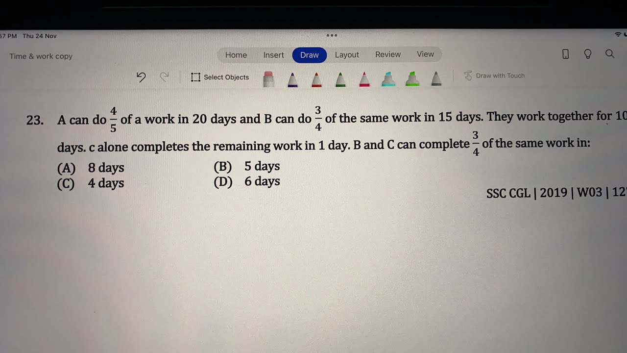 30. Time and Work - YouTube