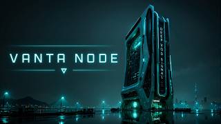 VANTA NODE: Dark Cyberpunk Ambience | Cyan Neon for Deep Focus & Sleep