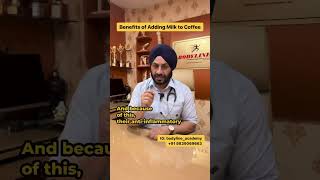 Benefits Of Adding Milk To Coffee.