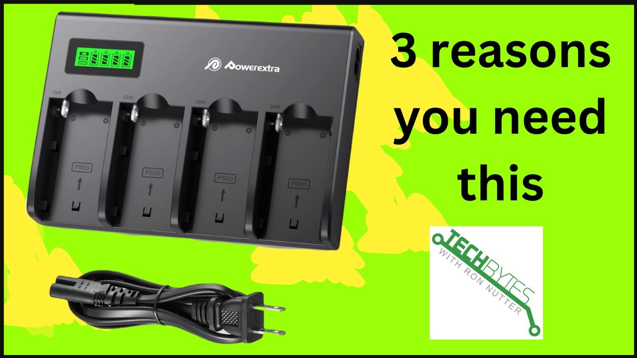 3 Things you need to know about the Powerextra 4-Channel Battery Charger with LCD Display