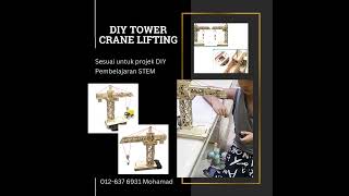 DIY Tower Crane Lifting STEM projects #stem #stemeducation #arduino #arduinoproject #mystemedu
