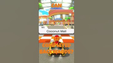 IS *WII COCONUT MALL* POSSIBLE BACKWARDS? #shorts #mariokart