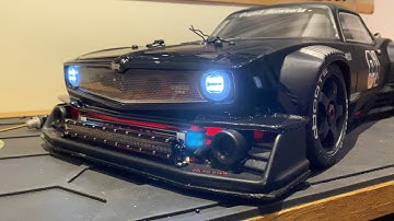 Arrma felony with working headlights very similar to box art (infraction)