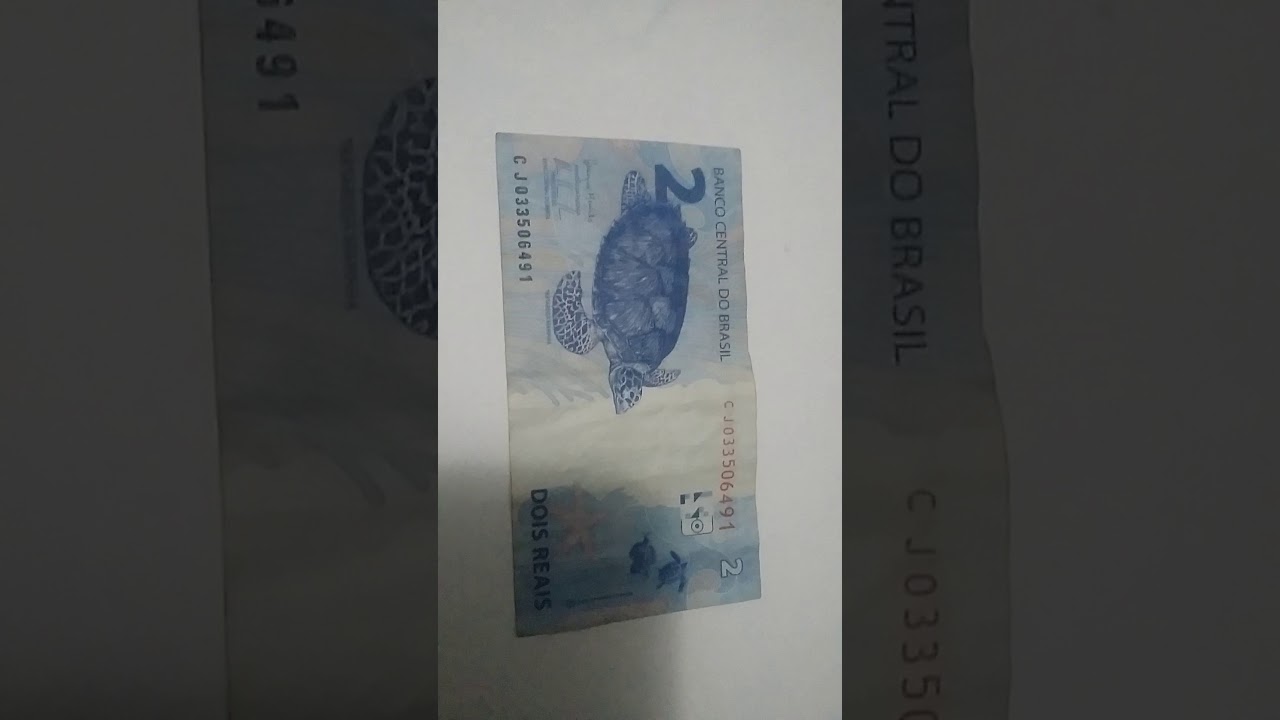 Cédula raras de 2 reais que pode valer 500 reais.