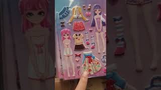 Paper Doll Dress Up Sticker #shorts