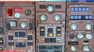 Captain sim boeing 767-300 GE start up procedure - cold & dark- start engine - Frankfurt airport