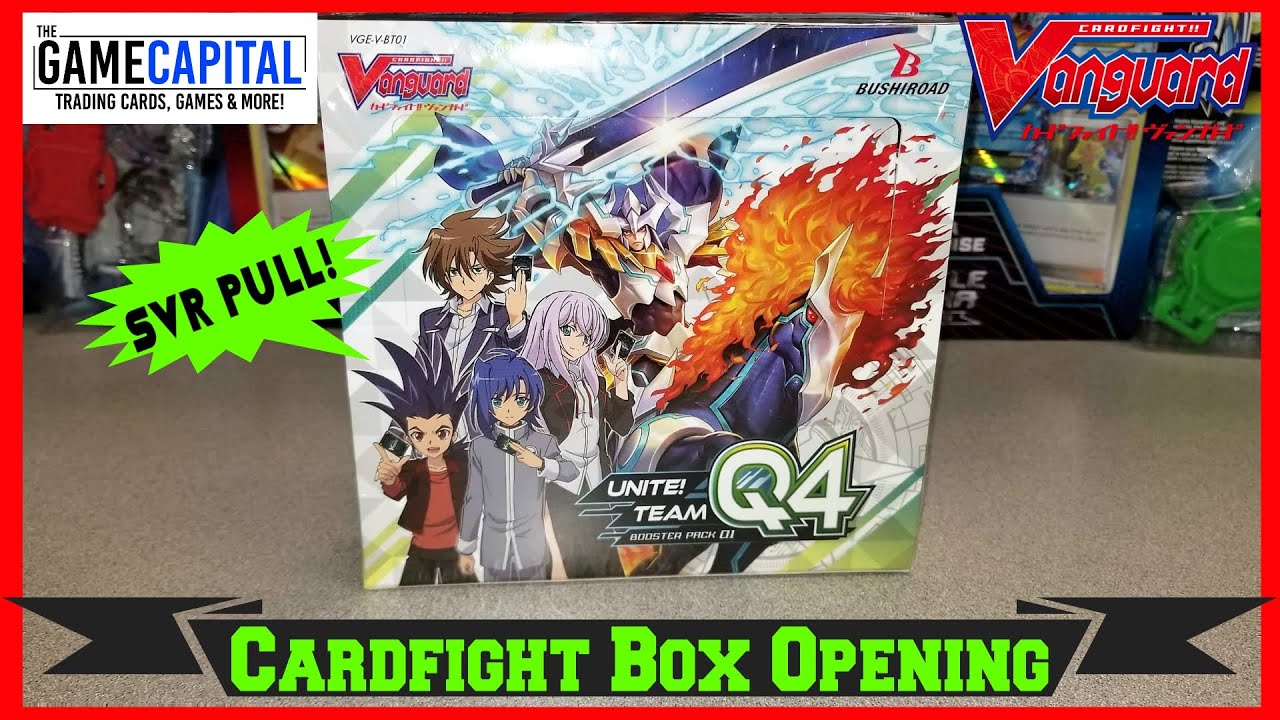 unite team q4 booster box Cardfight!! Vanguard V-BT01 Unite! Team Q4 Booster Box main image 0