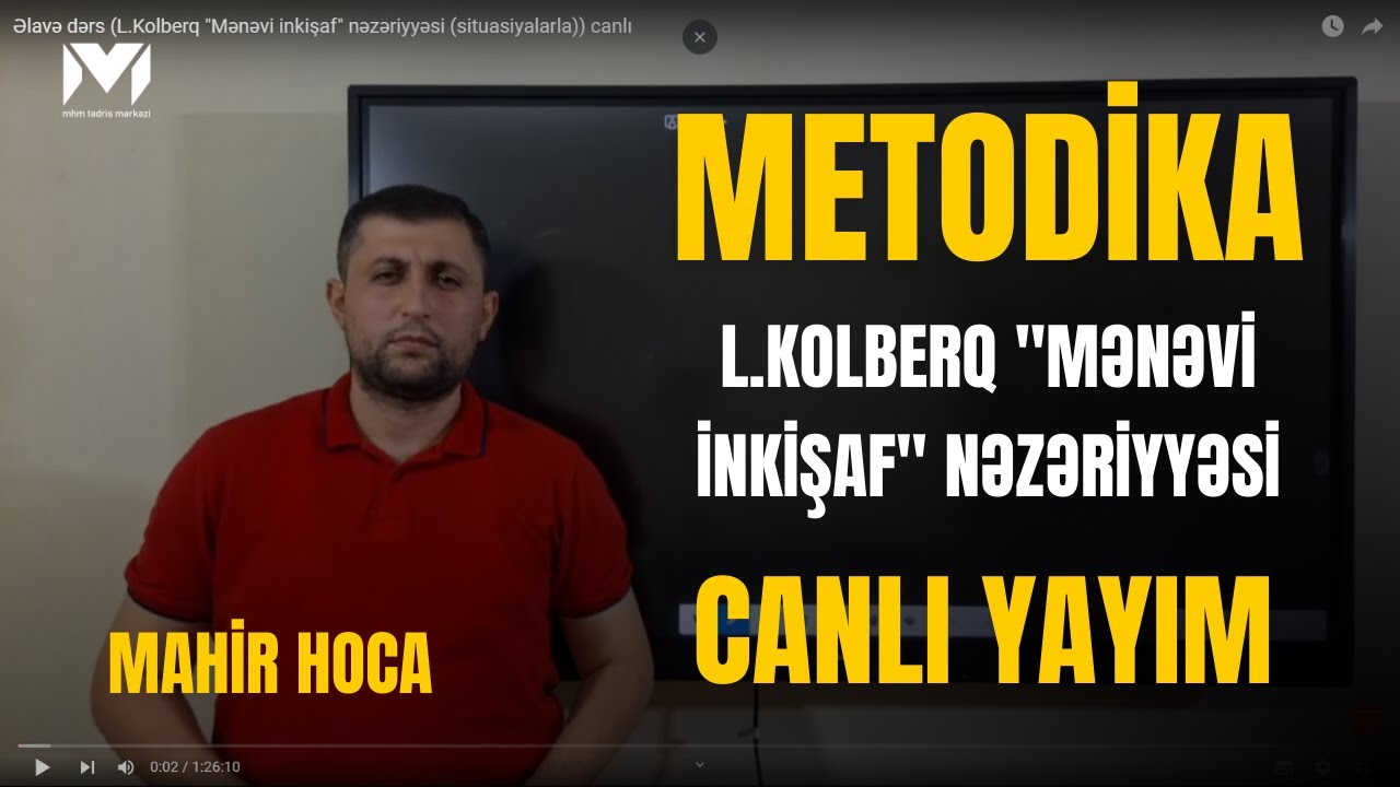 Mahir müəllim - L.Kolberq 