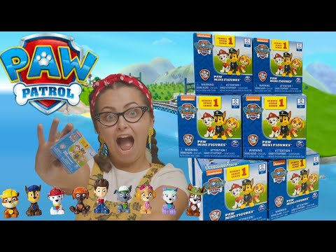 PAW PATROL TOYS - BLIND BOXES SERIES 1 PAW MINIFIGURES