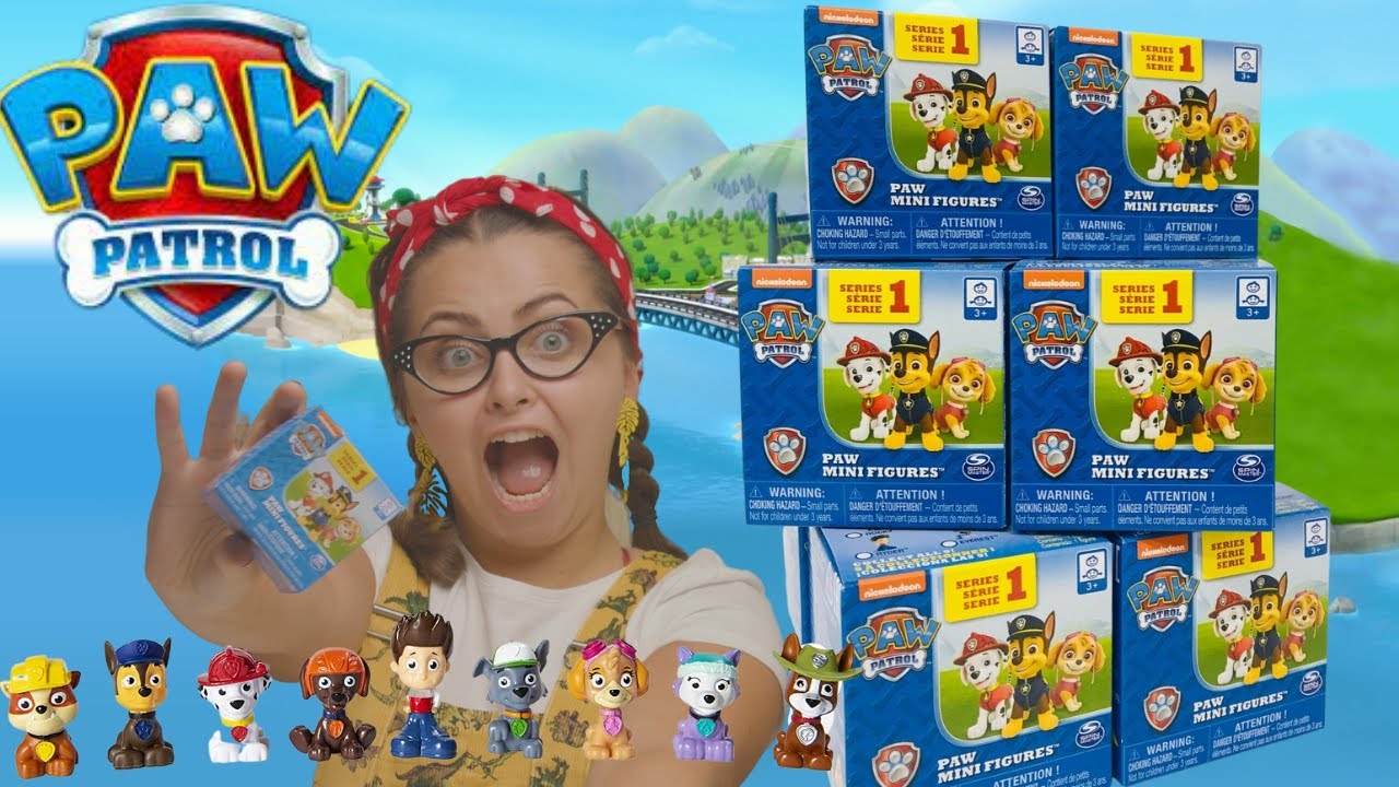 Paw Patrol Toys Blind Boxes Series 1 Paw Minifigures Youtube