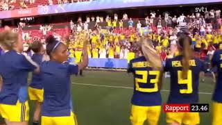🇸🇪 Sverige - 🇩🇪 Tyskland 2 - 1 Fotbolls - Vm 2019