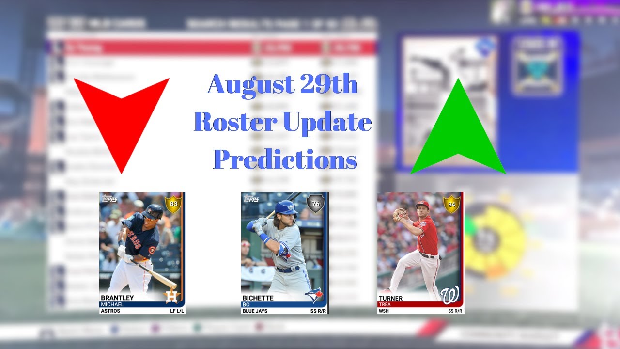 August 29th Roster Update Predictions Mlb The Show 19 Diamond Dynasty