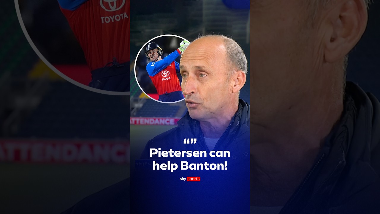 Nasser Hussain says Kevin Pietersen can help Tom Banton 💪