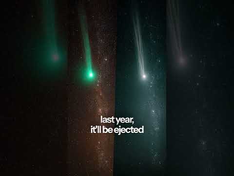 City-Sized Green Comet Is Leaving Our Solar System Forever! 💚☄️ #shorts