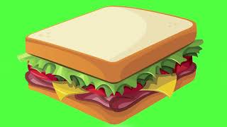 Green Screen Sandwich Vector #short