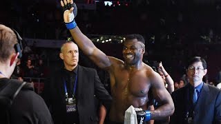 Le Camerounais Francis Ngannou, champion des lourds en UFC