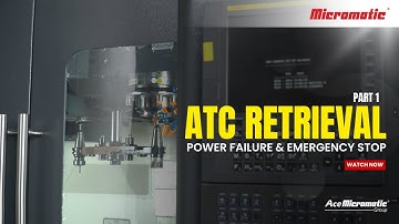 Learn how to Retrieve the ATC arm after interrupted tool change