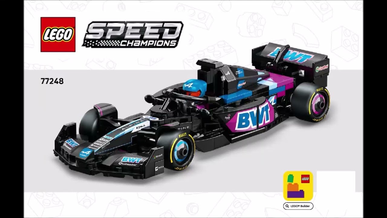たすく、横取り禁止 LEGO Instructions | Speed Champions | 77248 | BWT Alpine F1 Team