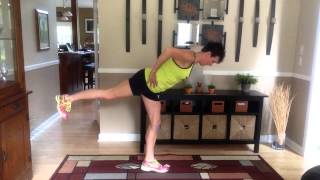 Warrior 3 Squat |Buns of Steel Challenge