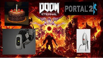 Portal 2, but in Doom | DooM E1M1 with Turrets v2 & DooM E1M2 with Turrets and Puzzles v3