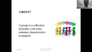 Five Days Online Faculty Development Programme on Organisational Behaviour (DAY-5) 1st session