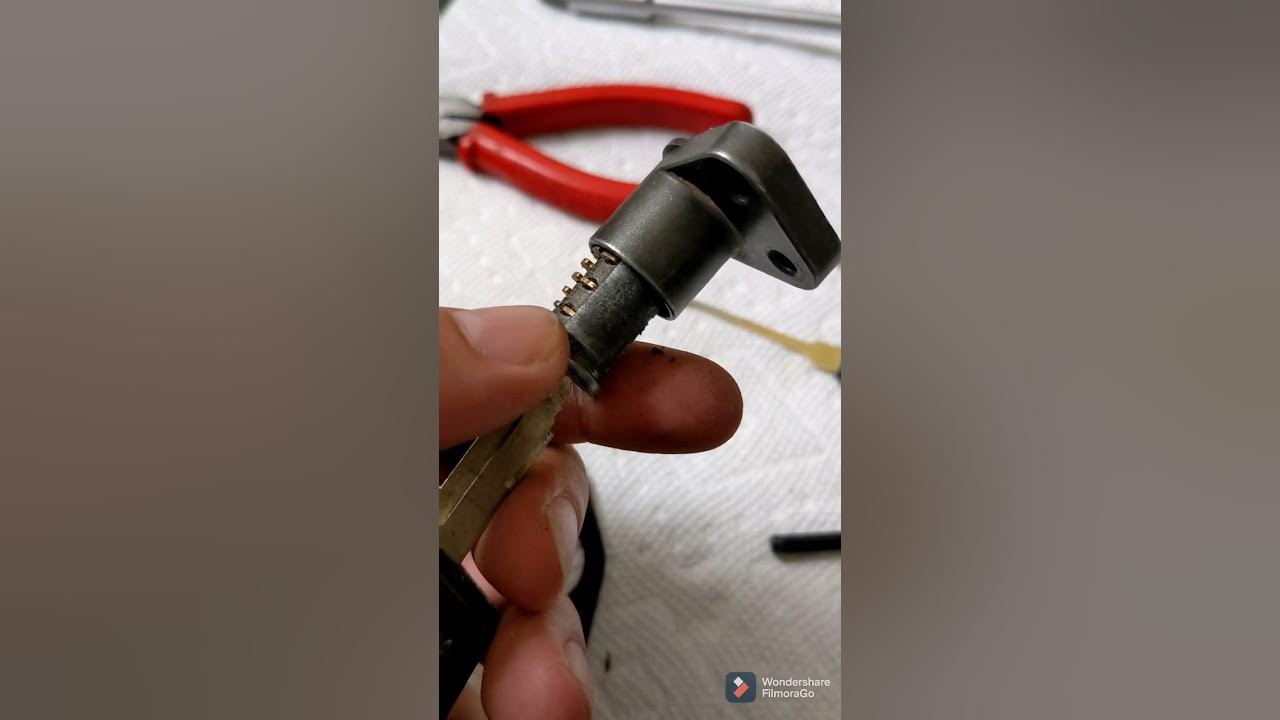 Motorcycle Seat Lock REKey / AVOID HAVING TWO KEYS. Quick How To YouTube