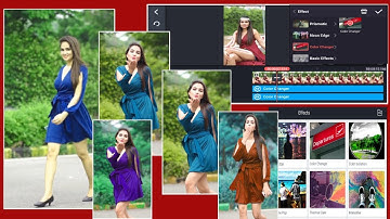 Cloth Colour & Background Colour Change Video Editing In Kinemaster | Colour Grading Video