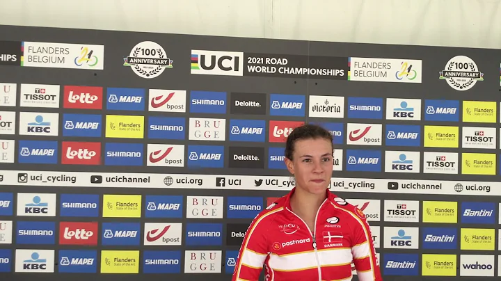 Rebecca Koerner glad efter sin VMdebut