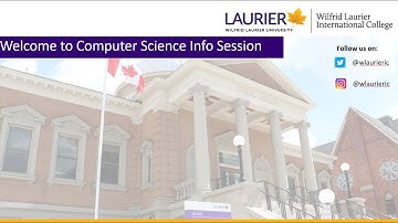 Laurier Computer Science program - info session 1 (March 2023 series)