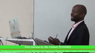 PhD Defense by Mr. Swaleh TUSIIME on May 30, 2025