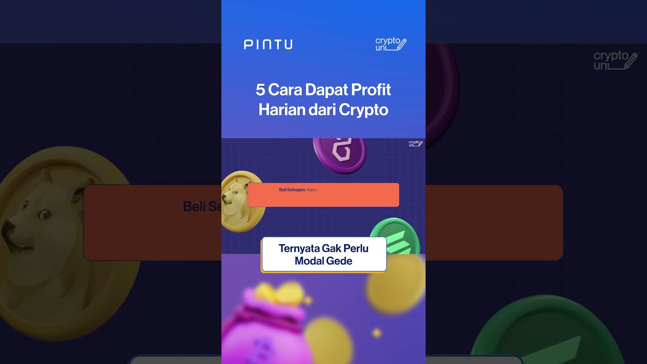 5 Cara Dapat Profit Harian dari Crypto Tanpa Modal Besar  #investasicryptojadigampang - YouTube