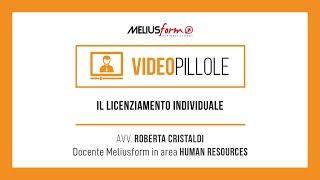 Il Licenziamento Individuale