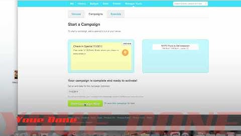 How To Create a FourSquare Special