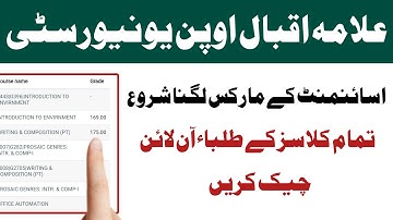 Aiou Assignment Result Checking Method Spring 2022 | Assignment Marks Check | Aiou Advertisement