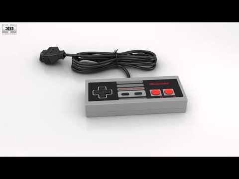 NES Controller 3D model by 3DModels.org