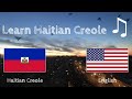 Learn before Sleeping - Haitian Creole (native speaker)  - with music