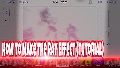 How to make the Ray Effect on Video Star!! (Tutorial)