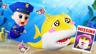 Oh No! Baby Shark Got Lost 😢💖 | Safety Tips Song for Kids | Bibiberry Nursery Rhymes