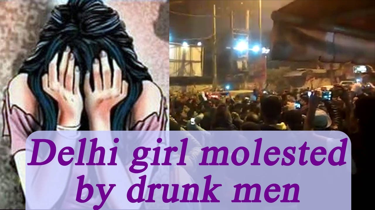 Delhi girl molested by drunk men in Mukherjee Nagar, Watch Video | Oneindia News