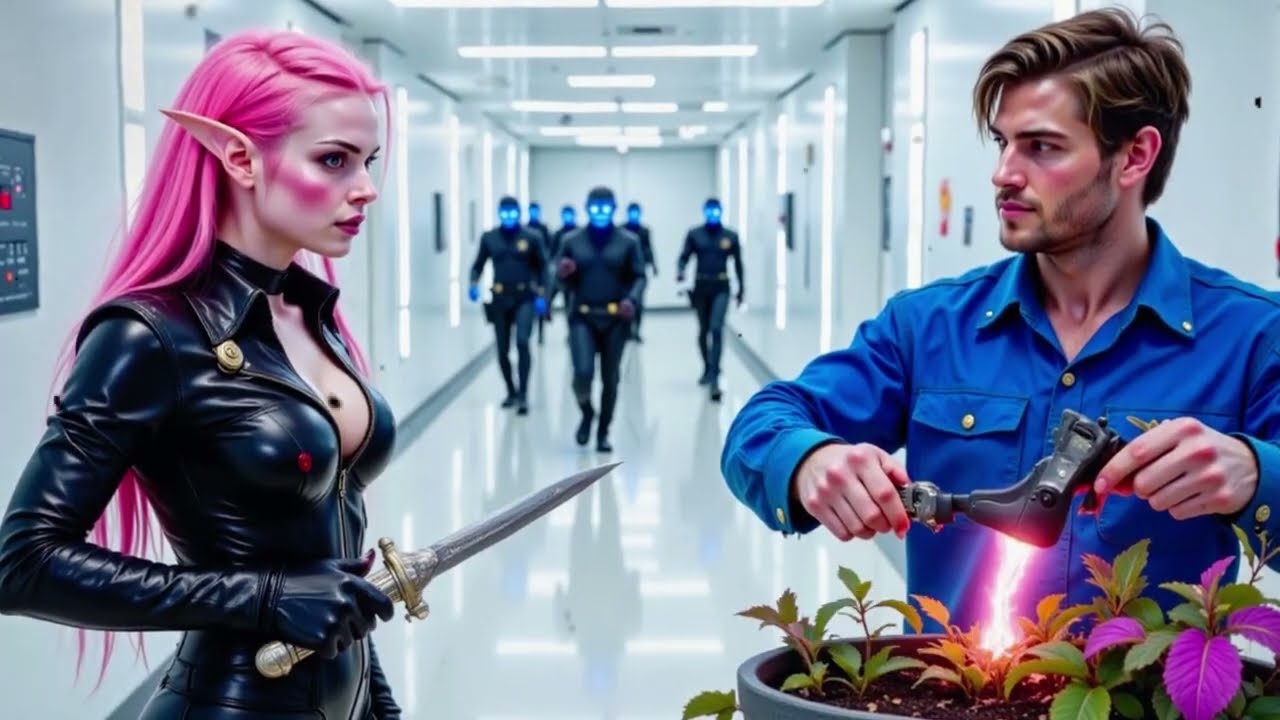 The Ellte Guards Fled from her but The Human Gardener Stood His Ground 