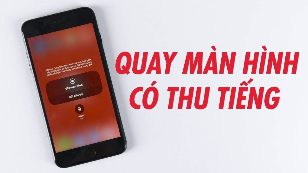 Cách Quay Màn Hình Iphone Có Thu Tiếng, Âm Thanh | Điện Thoại Vui - Youtube