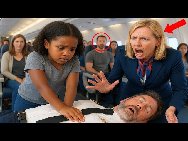 Racist Flight Attendant Mocks Little Black Girl Seconds Later, She Performs  CPR and Saves the Pilot - YouTube