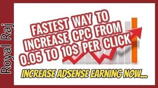 $5 to $10 per click || how to get high cpc ads || using VPN || #royal #raj screenshot 2