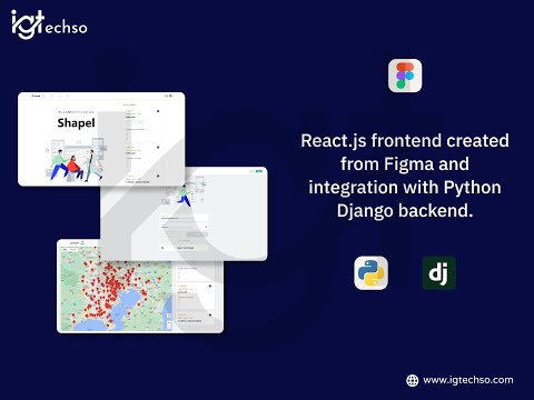 React.js frontend created from Figma and integration with Python Django backend.