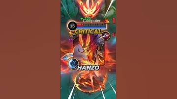 Critical Hanzo vs Trinity Hanzo! Mobile Legends #mobilelegends #mlbb #mlbbcreator #mlbballstar