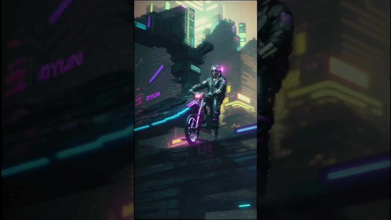 Cybernetic motorcycle walks with Andrs Music