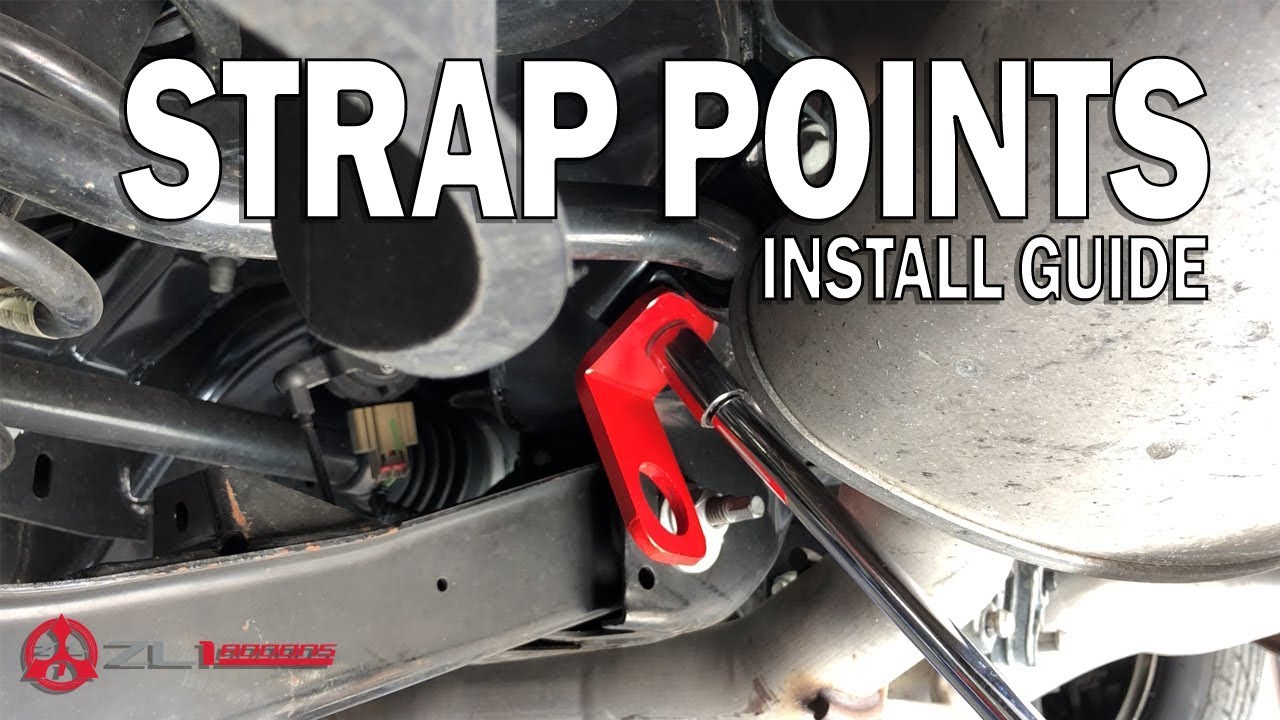 20102015 Camaro Strap Point Install Guide ZL1 Addons YouTube